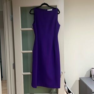 Purple Zara midi dress